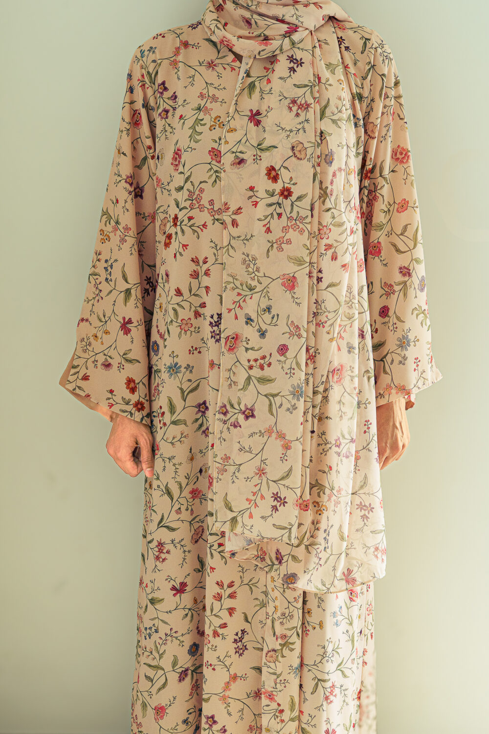 Spring Print Abaya